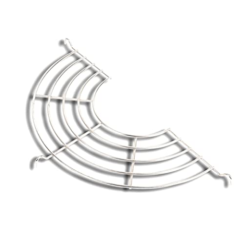 klxgMM 1pc Edelstahlöl Abfluss Frittierregal halbkreisförmiges Öl Abflussregal Fritter Filter NET Home Back Cooking Tropffilter (35 cm) Tempura von klxgMM