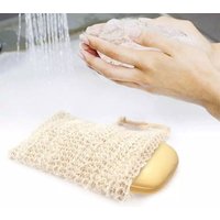 2-4 Seifenbeutel Sisal Seifensäckchen Seifennetz Peeling-Schwamm Netz Bio Natur von km2019