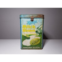Alte Original Große Blechdosen Henze Bienenmilch Von 1950 Antik Unikat Sammlerstück von kmdvintage