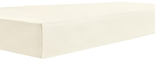 Vario-Stretch Topper Spannbettlaken | Perfekte Passform | Oeko-Tex Standard 100 | Hautfreundlich | Pflegeleicht (Leinen, 100x200/4-12 cm) von kneer KULTUR DER NACHT