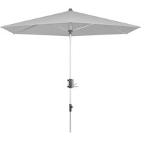 Doppler Sonnenschirm / Mittelmastschirm Apoll 230 x 150 cm, light grey, Bezug 100 % Polyester, Gestell aus Aluminium, 7 kg von knirps