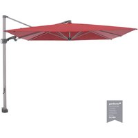 Sonnenschirm / Ampelschirm Pendular 275 x 275 cm, bordeaux, Bezug aus 100% Polyester, Gestell aus Aluminium, 29,6 kg - Knirps von knirps