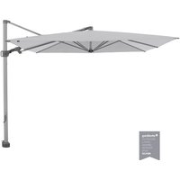 Sonnenschirm / Ampelschirm Pendular 275 x 275 cm, hellgrau, Bezug aus 100% Polyester, Gestell aus Aluminium, 29,6 kg - Knirps von knirps