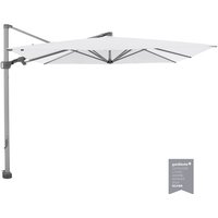 Sonnenschirm / Ampelschirm Pendular 275 x 275 cm, weiß, Bezug aus 100% Polyester, Gestell aus Aluminium, 29,6 kg - Knirps von knirps