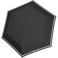 Knirps Taschenregenschirm "Rookie manual, black reflective" von knirps