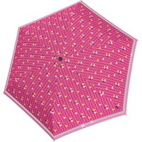 Knirps Taschenregenschirm "Rookie manual, triple pink reflective" von knirps