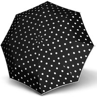 Knirps Taschenregenschirm "T.200 Medium Duomatic, Dot Art Black" von knirps