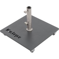 Knirps - Metallplattenständer mit Rollen, 51 kg Metallplattenständer mit Rollen, anthrazit, 50 kg, für Sonnenschirme bis ø 350 cm von knirps