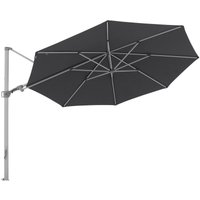 Pendular Ampelschirm ø 340 cm rund Sonnenschirm Pendelschirm 5 Farbvarianten Dunkelgrau 12 - Knirps von knirps