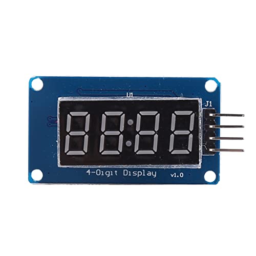 Digitale LED Anzeige 0,36 Zoll 4 stellige Gemeinsame Anode, Rotes Anzeigemodul, 8 Einstellbare Graustufen, Anzeige LED Modul mit Treiberchip 3,3 V - 5,5 V von knitting machine