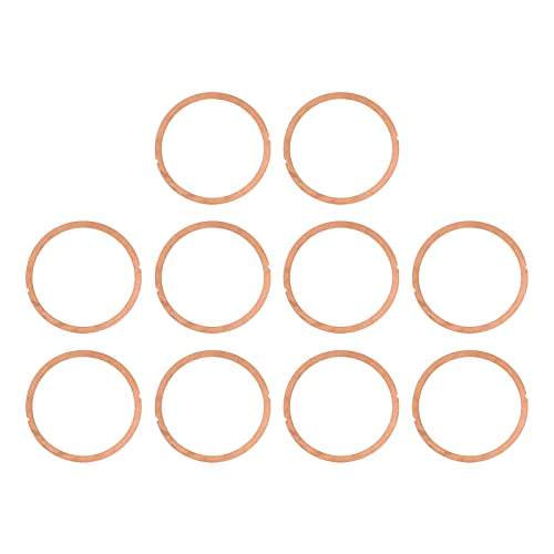 knitting machine 10 teilige Zylinderkopfdichtung, Zylinderkopfdichtung aus Messing, Zylinderkopfdichtung Mit 100 Mm Außendurchmesser für 186F Mikrokultivator, Generator, Stabil und Zuverlässig von knitting machine