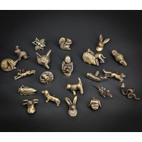 Tier-Knäufe Eisen | Möbelknöpfe Vintage Im Tierdesign Schubladengriffe Mit Schraube Deko Griffe Kommode, Schrank & Kinderzimmer von knober