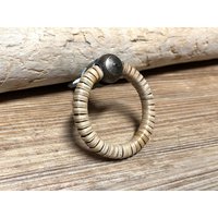 Rattan Ring Pull - Loop Schubladen Pull Boho Kommode Knäufe von knobpologie