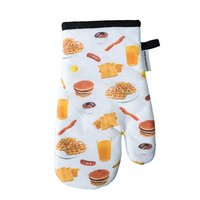 Frühstück Lebensmittel | Gesteppter Ofenhandschuh Aus Baumwolle von knollwoodlane