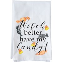 Hexen Haben Besser Meine Candy | Dekoratives Geschirrtuch Geschenke Unter 15 Jahren von knollwoodlane