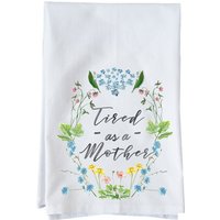 Müde Wie Eine Mutter | Mehlsack Handtuch Muttertag| Mama Geschenke Unter 15 Jahren von knollwoodlane