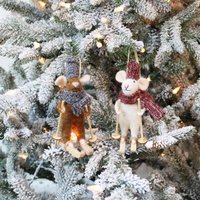 Ski Fahrende Maus Ornament | Weihnachtsmaus Gefilzte Aus Wolle Geschenke Unter 20 Ski Fahrende Maus Ornament | Weihnachtsmaus Gefilzte Aus Wolle Geschenke Unter 20 von knollwoodlane