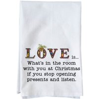 Weihnachtsliebe | Dekorative Mehlsacktücher Weihnachtsgeschenk| Geschenke Unter 15 von knollwoodlane