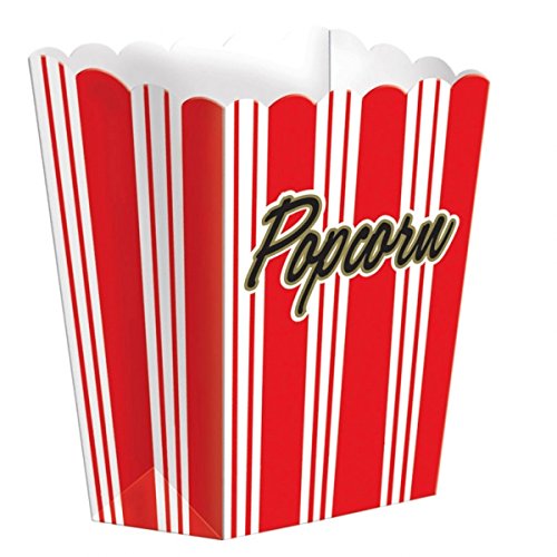 POPCORN - BOX mit Aufschrift (13,3 x 9,5 cm - 8 Stück) TOP QUALITÄT von knusper.haus