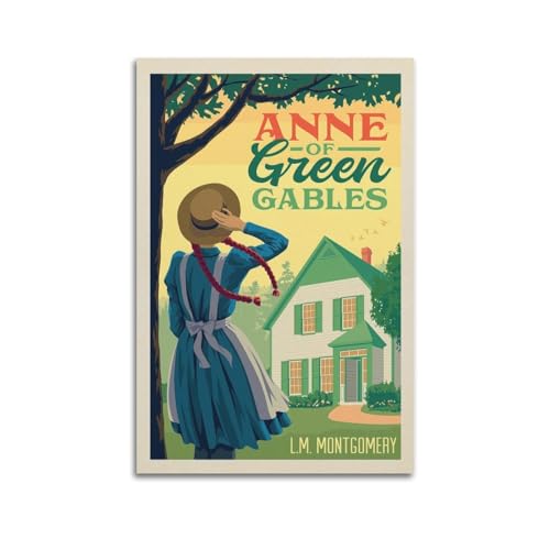 koanga Vintage Literarische Poster Anne Of Green Gables Poster Dekorative Malerei Leinwand Wandposter und Kunstdruck Modern Familie Schlafzimmer Dekor Poster 30 x 45 cm von koanga