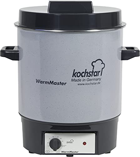 Kochstar WECK Einkochautomat WarmMaster Basic (Einkochtopf mit Thermostat, ohne Uhr, 230V, 1800 W, 27 L) 24115, 41.5 x 45.5 x 36.7 cm aus Emaille von kochstar