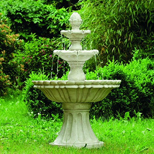 Köhko® Wasserspiel Markkleeberg“ klassischer Etagenbrunnen Vogelbad 13010 Springbrunnen Gartenbrunnen von Köhko