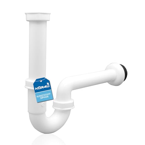 kör4u Röhrengeruchverschluss Siphon Kunststoff 1 1/4 Zoll x 32mm, Gummimanschette, Gumminippel für Abflussrohr 50x32mm kör4u Röhrengeruchverschluss Siphon Kunststoff 1 1/4 Zoll x 32mm, Gummimanschette, Gumminippel für Abflussrohr 50x32mm von kör4u