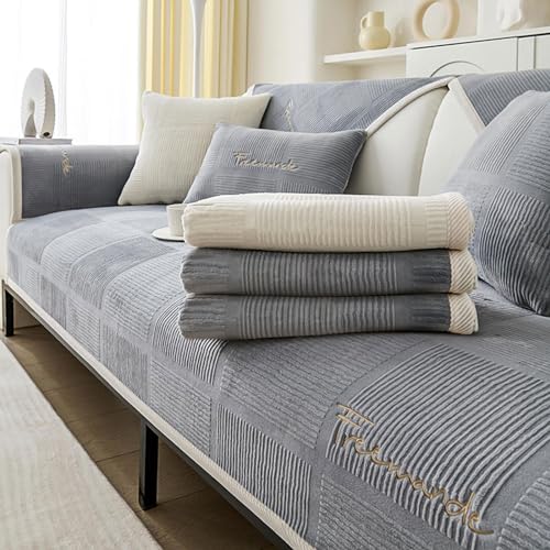 kogxscej Sofabezug Ecksofa l Form Wasserdicht，sofaschoner rutschfest Hund Katze Couch Überzug Ecksofa u Form Decke Universal 3/2/4/1sitzer Sofa von kogxscej