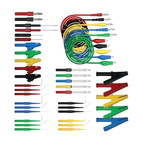 Komplettes 41-teiliges isoliertes Testclip-Set, Mehrzweck-Elektrotests für Multimeter, Oszilloskop, Automobil-Wartung, Multimeter-Minen-Set Komplettes 41-teiliges isoliertes Testclip-Set, Mehrzweck-Elektrotests für Multimeter, Oszilloskop, Automobil-Wartung, Multimeter-Minen-Set von kokdid