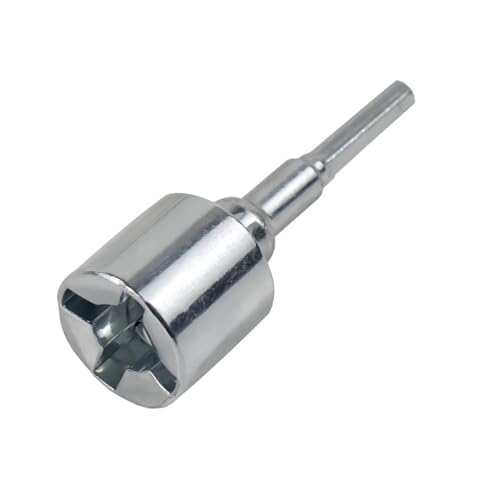 Power Flügelmutter-Schraubendreher, 1,27 cm Sechskantschaft, Schlitz, Flügelbohrer, Steckschlüssel für Plattenschrauben, Bohrer-Adapter für Stecknuss von kokdid