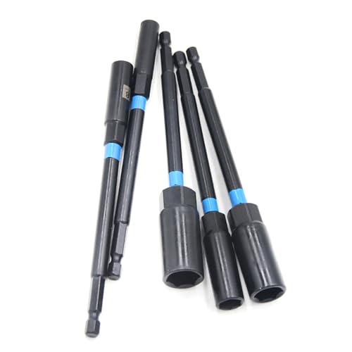 Stabile Sechskant-Steckschlüssel-Verlängerungen, Schraubendreher-Adapter für Motorrad-, Auto- und Maschinenanwendungen, Handwerkzeug, 5 Stück Stabile Sechskant-Steckschlüssel-Verlängerungen, Schraubendreher-Adapter für Motorrad-, Auto- und Maschinenanwendungen, Handwerkzeug, 5 Stück von kokdid