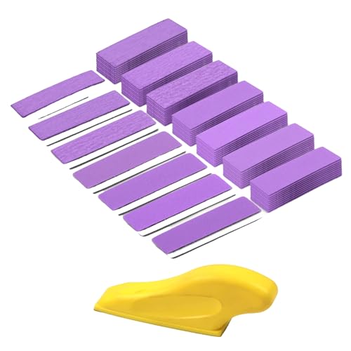 Vielseitiges Schleifblock-Set, 93 x 230 mm, kompatibel mit verschiedenen Schleifmaschinen und manuellem Polierwerkzeug, violettes quadratisches Schleifpapier für Projekte Vielseitiges Schleifblock-Set, 93 x 230 mm, kompatibel mit verschiedenen Schleifmaschinen und manuellem Polierwerkzeug, violettes quadratisches Schleifpapier für Projekte von kokdid