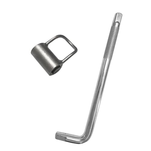 kokdid Kompaktes Wasserhahn-Entfernungswerkzeug-Set, gebogenes Griff-Design, Stahlschlüssel für schmale Küche, Badezimmer, Rohre, Wartung, Winkelventile, Entfernungsschlüssel mit gebogener Stange kokdid Kompaktes Wasserhahn-Entfernungswerkzeug-Set, gebogenes Griff-Design, Stahlschlüssel für schmale Küche, Badezimmer, Rohre, Wartung, Winkelventile, Entfernungsschlüssel mit gebogener Stange von kokdid