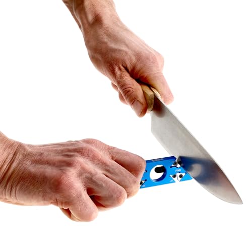 Messerschärfer THE EDGE edcSHARP blau Schärfen Schleifstein Wetzstahl Messerschärfer Schärfen Kantenschärfen von kolba