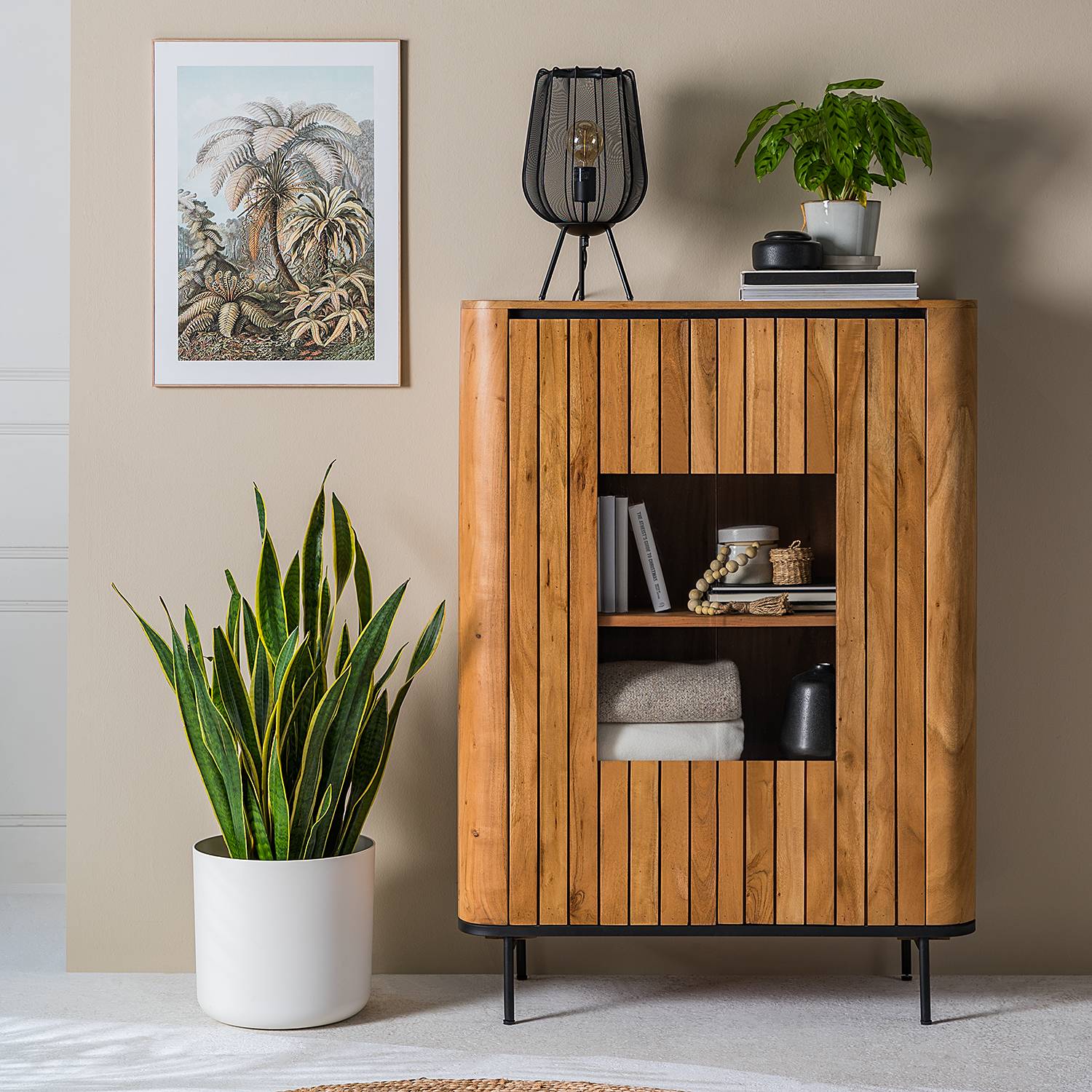 Massives Highboard AMELLO von kollected