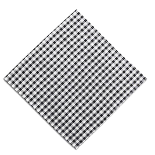 Stoff-Servietten Hannah im 2er Set - hochwertige Baumwollservietten schwarz-weiß kariert | weiche Landhaus-Tischdeko - rustikale Platzdeckchen je 40 x 40 cm Stoff-Servietten Hannah im 2er Set - hochwertige Baumwollservietten schwarz-weiß kariert | weiche Landhaus-Tischdeko - rustikale Platzdeckchen je 40 x 40 cm von kollektion MT