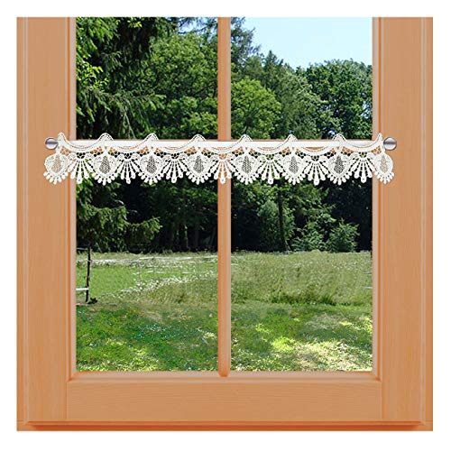 Scheibengardinen von kollektion.MT Feenhaus-Spitzenkante Seldi 9 cm Natur Traditionelle Vogtländischer Spitze Feenhaus-Spitzengardine von kollektion MT