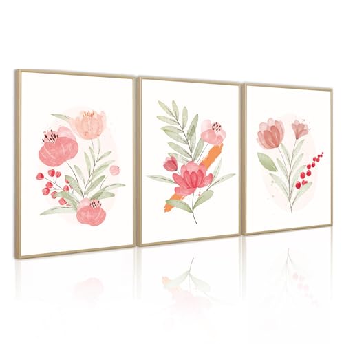 Kunstdruck Aquarellblumen Poster Set -3 pcs INS Bilder ohne Rahmen auf Leinwand 30x40cm- Moderne Wandbilder Dekoration fur Wohnzimmer Schlafzimmer Kunstwerk Dekoration Kunstdruck Aquarellblumen Poster Set -3 pcs INS Bilder ohne Rahmen auf Leinwand 30x40cm- Moderne Wandbilder Dekoration fur Wohnzimmer Schlafzimmer Kunstwerk Dekoration von kollyseek