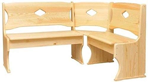 k koma Eckbank Kiefer Lackiert MASSIVHOLZ NEU (140 x 180 cm) von k koma