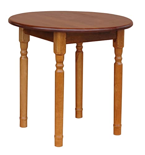 k koma Runder Kiefer Tisch Esstisch Holz Küchentisch massiv Honig Landhausstil (Eiche) von k koma