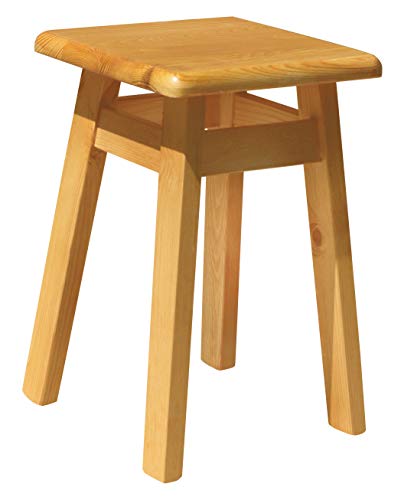 k koma SCHEMEL Kiefer Holz HOCKER Massive Holz (Alder) von k koma