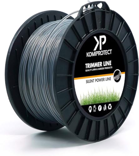 komiprotect® Draht für Motorsense mit Spiralbindung, robust, langlebig (2,65 mm x 68 m) von komiprotect