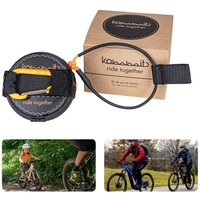 Zugsystem für Fahrräder und E-Bikes Seilsystem Seilzugsystem Fahrradleine Abschleppleine, perfekt zur Unterstützung für Kinder von kommit®