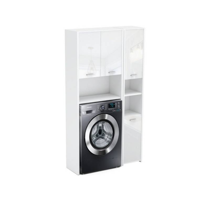 kommodly Badmöbel-Set Waschmaschinenschrank WASCHLI Set 2 kommodly Badmöbel-Set Waschmaschinenschrank WASCHLI Set 2 von kommodly