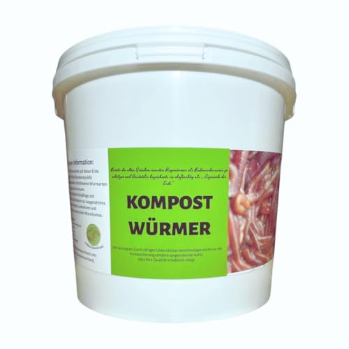 Kompostwürmer lebend | 500 Stück | Ideal für Gartenarbeit und Kompostierung Kompostwürmer lebend | 500 Stück | Ideal für Gartenarbeit und Kompostierung von kompostwurmland