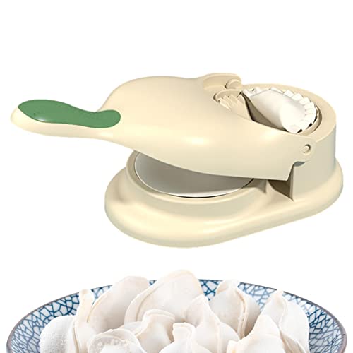 Teigtaschen Maker, 2 In 1 Dumpling Maker Machine, Manuelle Teigpresse, Knödelmaschine, DIY Knödelform Teigtaschenformen, Knödel Skin Maker Knödel Formen Für Küche Zu Hause von komsoup