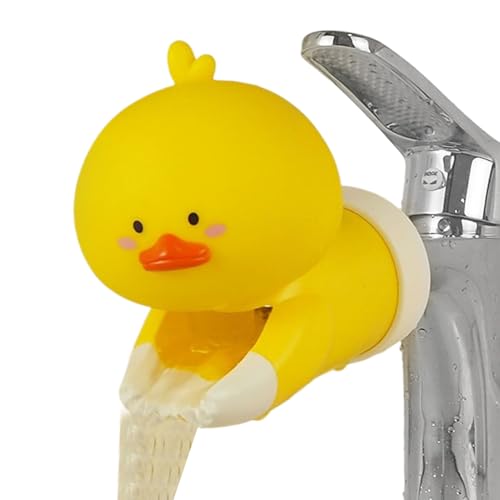 komsoup Kleinkind Waschbecken Verlängerung - Entenform Wasserhahn Verlängerung - Verlängerung Für Kleinkinder Händewaschen Badewanne Küchenspüle von komsoup