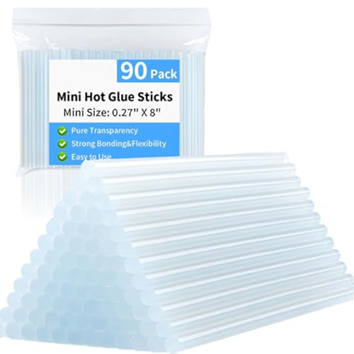 komsoup Mini Heißklebestäbe,Mini Heißklebestäbe Transparent | 90 Stück Transparente Bastelkleber Für Holz Metall Glas Dekoration Schule Kunstprojekte komsoup Mini Heißklebestäbe,Mini Heißklebestäbe Transparent | 90 Stück Transparente Bastelkleber Für Holz Metall Glas Dekoration Schule Kunstprojekte von komsoup