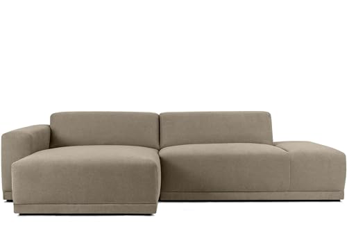 konsimo Big Sofa MUDI Premium-Qualität Zeitloses Design & Eleganz Komfortables Megasofa Ideal Entspannung, hergestellt in der EU. (Hellbeige) von konsimo