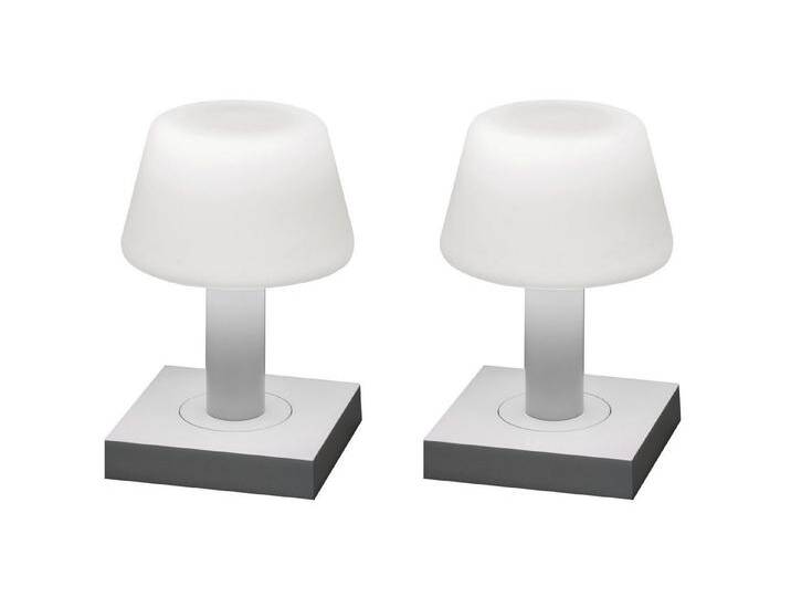 KONSTSMIDE LED Außen-Tischleuchte, USB-Anschluss mit Ladefunktion, LED fest integriert, warmweiß, 2er Set kleine ohne Kabel & Strom Nachttischlampe Touch dimmbar H 19cm KONSTSMIDE LED Außen-Tischleuchte, USB-Anschluss mit Ladefunktion, LED fest integriert, warmweiß, 2er Set kleine ohne Kabel & Strom Nachttischlampe Touch dimmbar H 19cm von konstsmide